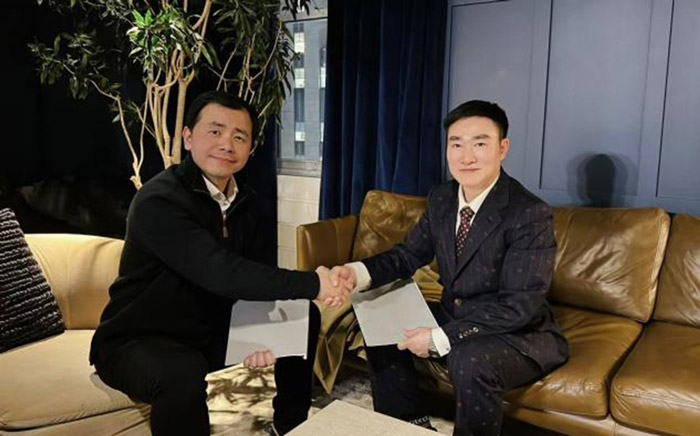 美国东方影视传媒CEO-、SMG东方卫视美国运营总监任美星(左) 美国东方影视传媒CEO-、SMG东方卫视美国运营总监任美星(左)